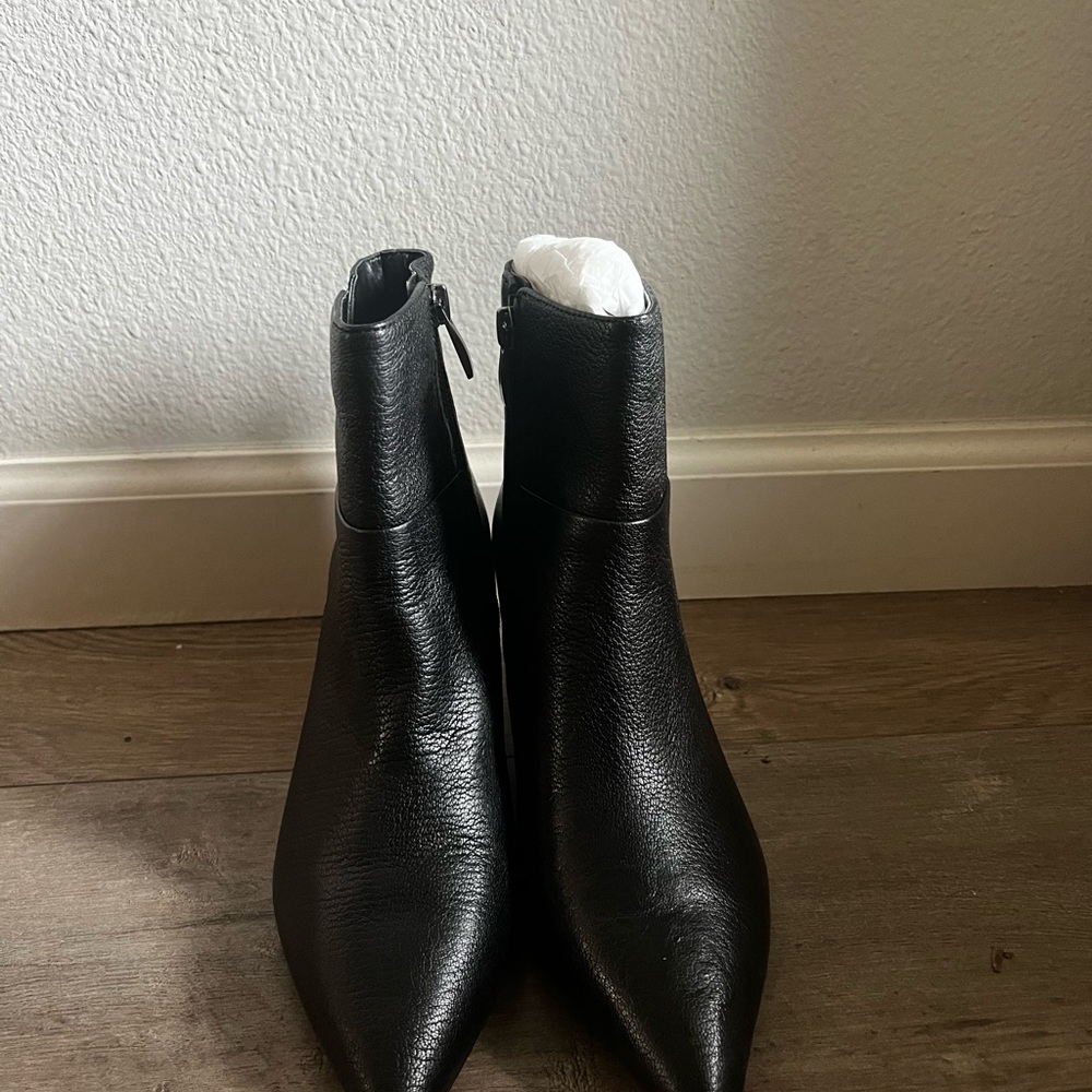 Franco Sarto Black Ankle Booties